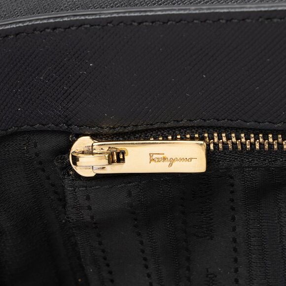 Salvatore Ferragamo Saffiano Sandrine Medium Shoulder Bag - Picture 11 of 15